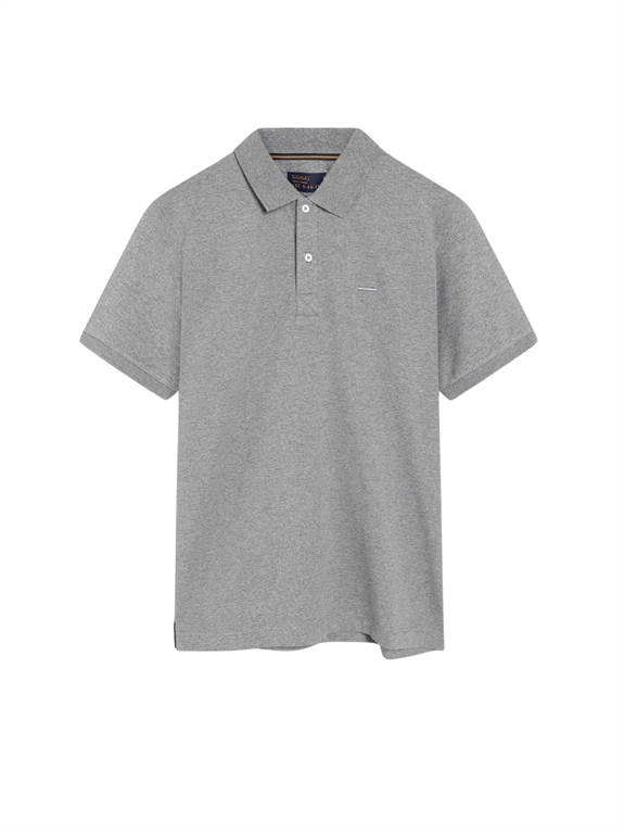 Signal NickySi Polo t-shirt - Mid Grey Melange